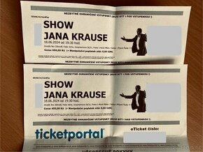 Dva lístky na Show Jana Krause