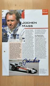 Jochen Mass originální autogram