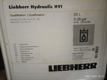 Prodám hydraulický olej