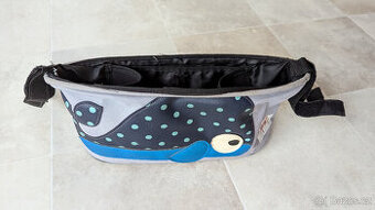 3 SPROUTS Organizér na kočárek Whale Blue