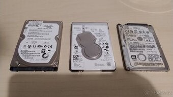 2x HDD 2.5" a 1x SSHD 2.5" - 1