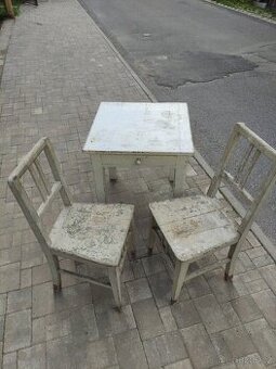 Selsky retro stul a zidle