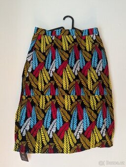 African Print Skirt Short