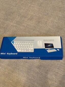 Nova plastova Klavesnice azbuka + myš, wireless