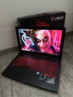 HERNÍ NOTEBOOK MSI-i5/SSD+HDD/GTX/WIN