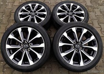 Alu kola originál Mazda CX-3 5x114,3 R18 VELICE PĚKNÁ SADA