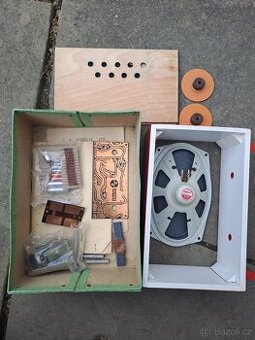 Retro stavebnice tranzistorového přijímače Mechanika Teplice