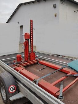 mobilní nůžkový hydraulický zvedák - přetěsněný+nový olej