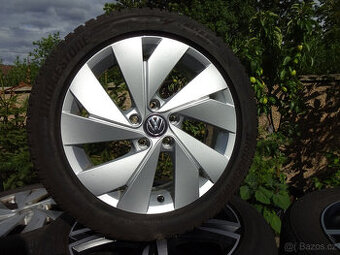 VW Golf - zánovní zimní alu kola Belmont 17" 5x112 ET46