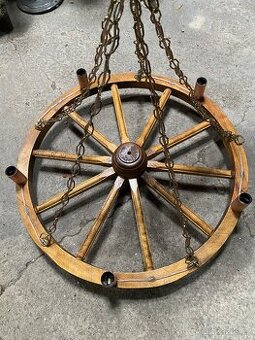 Rustikalni / loukoťový lustr