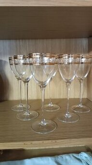 Skleničky se zlatem