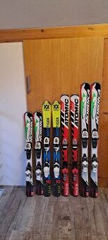 Dětské lyže 100,110,120,130cm lyžáky