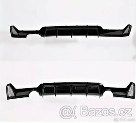 Performance difuzor - ČERNÝ LESK - na BMW 4 - F32/F33/F36