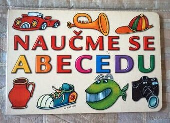 Dětské leporelo: Naučme se abecedu, krásný stav,4+