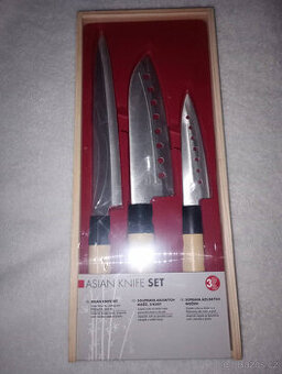 Kuchyňská sada 3 nožů - nové, zabalené, nepoužité