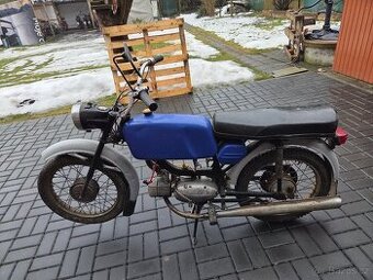 Jawa 23 Mustang bez TP, modrý 5.