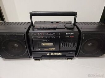 hifi, rmg, rádio, BOOMBOX Sharp, retro