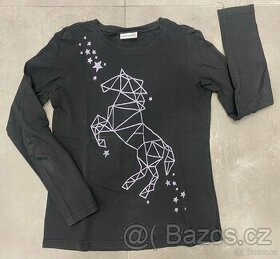 Dívčí tričko dl. rukáv Coccodrillo, vel. 152