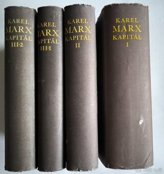 Kapitál I, II, III-1, III-2 – Karel Marx