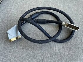 Scart kabel Profigold, dl.1,5 m , průměr 12 mm, nový