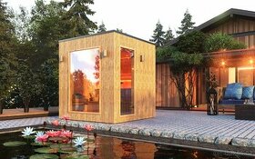 Sauna finska zahradni Premium 2,2m x 2,2m
