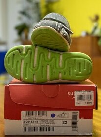 Sandály Superfit šedo-zelené, velikost 22