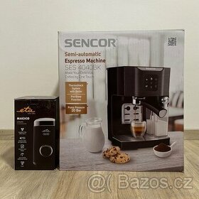Nový kávovar Sencor SES 4040BK