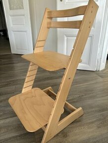 Dětská dřevěná rostoucí židle