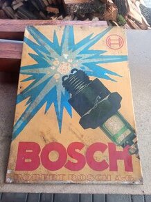 stará originál plechová cedule Bosch