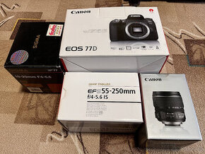 CANON EOS 77D + objektivy