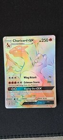 Pokémon Charizard GX rainbow secret rare 150/147 2017