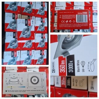 70x LED bodové světlo 5W 3000k 350lm