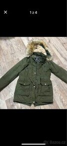 Dívčí kabát/parka vel. 10 - 12 let