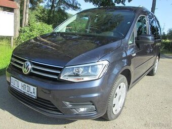 VW Caddy 2.0TDi 110kw DSG LONG Navi Webasto tažné 7míst 2016