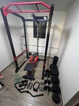 Posilovací klec rack body 900 + příslušenství .