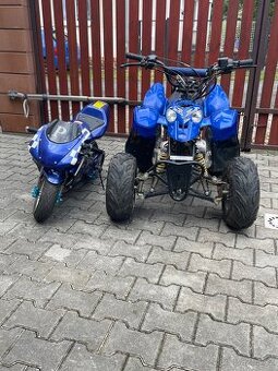 Čtyřkolka 110ccm (107ccm), minibike 50ccm (49ccm)