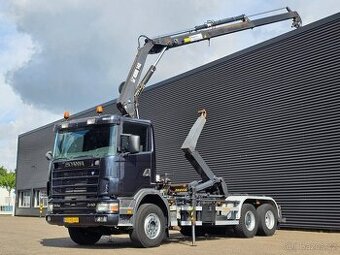 Scania R114-340 6x2 / Hiab ruka + VDL 25t hák