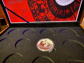 Luxusní etue Lunar Serie III + 1oz mince Rok koně 2026