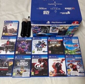 Virtuální realita ps4 ps5 , full set , playstation vr