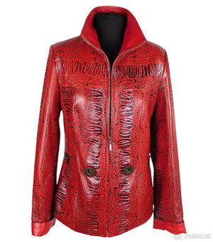 Kožená dámská extravagantní bunda ARAGVI-SA vel. S