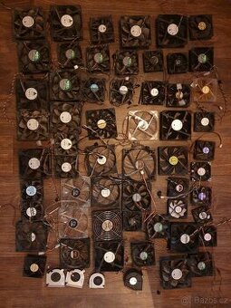 Cca 60 ventilátorů na testy/opravu