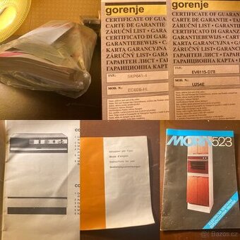 Návody a příručky pro různé spotřebiče, stroje a elektroniku