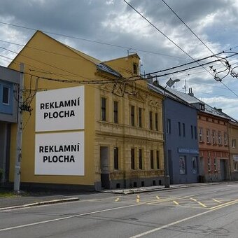 Pronájem billboardu 6×3 m – frekventovaná ulice, Chomutov