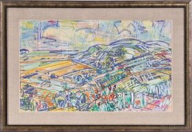 Bohumír Dvorský - krajina - větší obraz