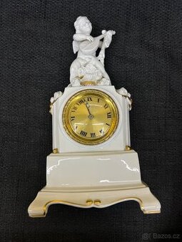 Porcelánové krbové/stolní hodiny ROSENTHAL – Selb Bavaria