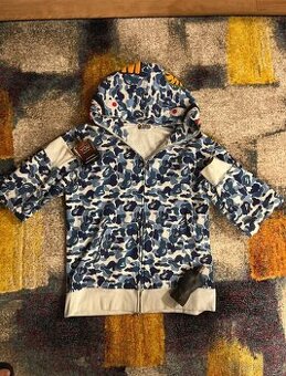 Modrá Zapínací Mikina Bape, Velikost XL