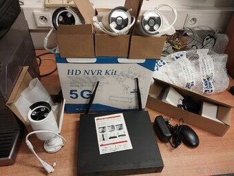 4 Zabezpečovací kamery s nahrávací jednotkou