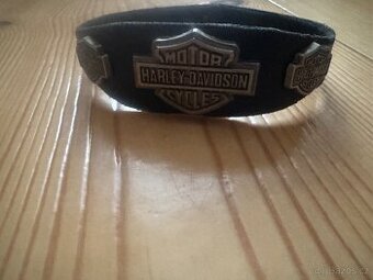 Kožený náramek Harley Davidson