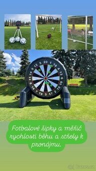 Fotbalové šipky + Měřič rychlosti běhu a kopu