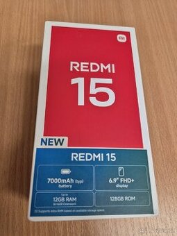 NOVÝ smartphone Redmi 15